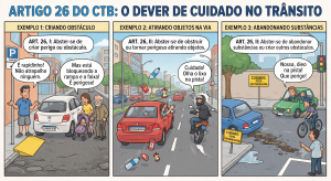 A Responsabilidade Cidadã no Trânsito: Uma Análise Prática do Artigo 26 do Código de Trânsito Brasileiro