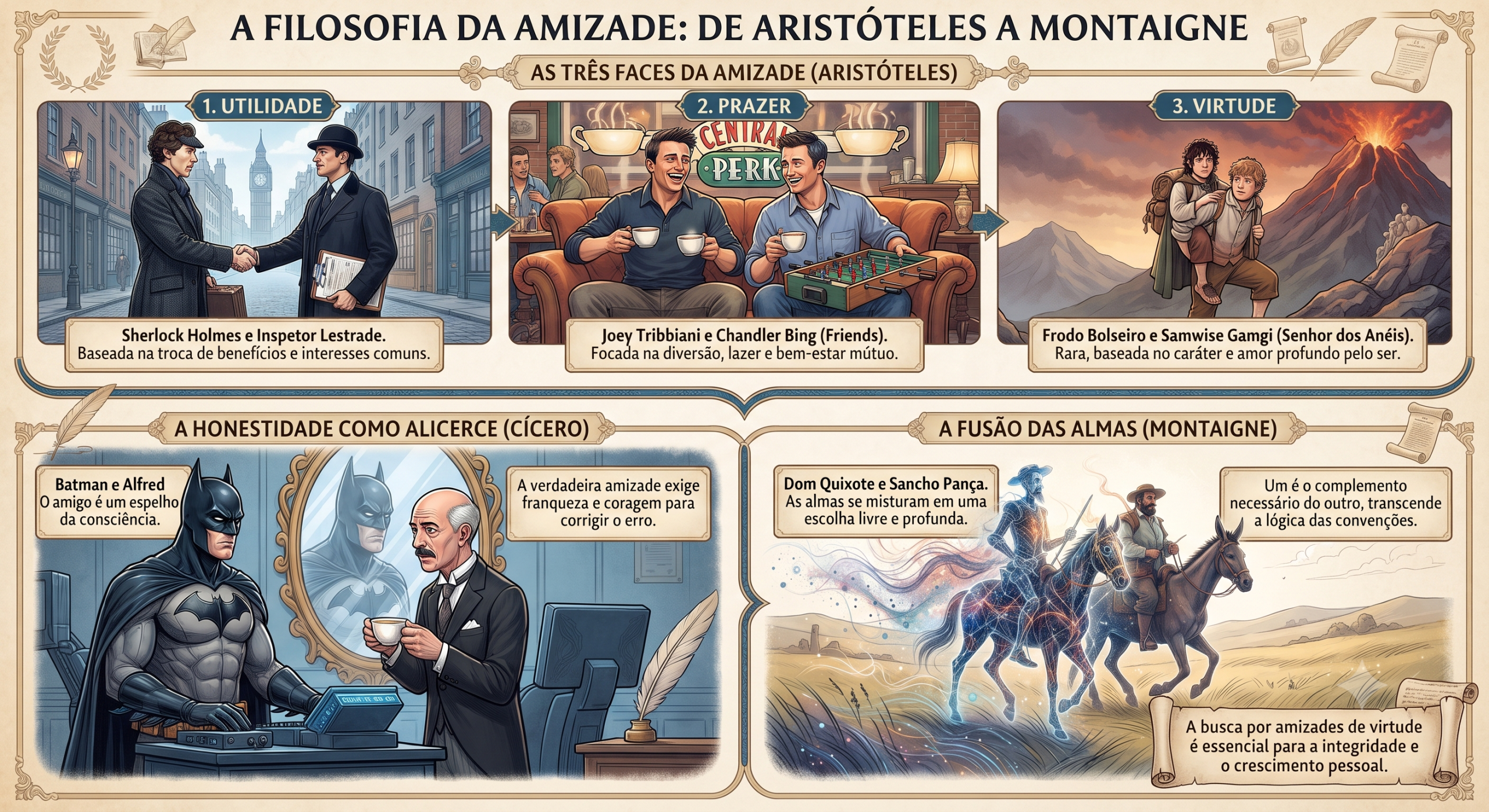 A Filosofia da Amizade: Entre a Utilidade e a Virtude